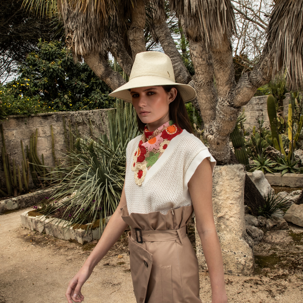 Cappello Drop in Papier a Tesa Larga