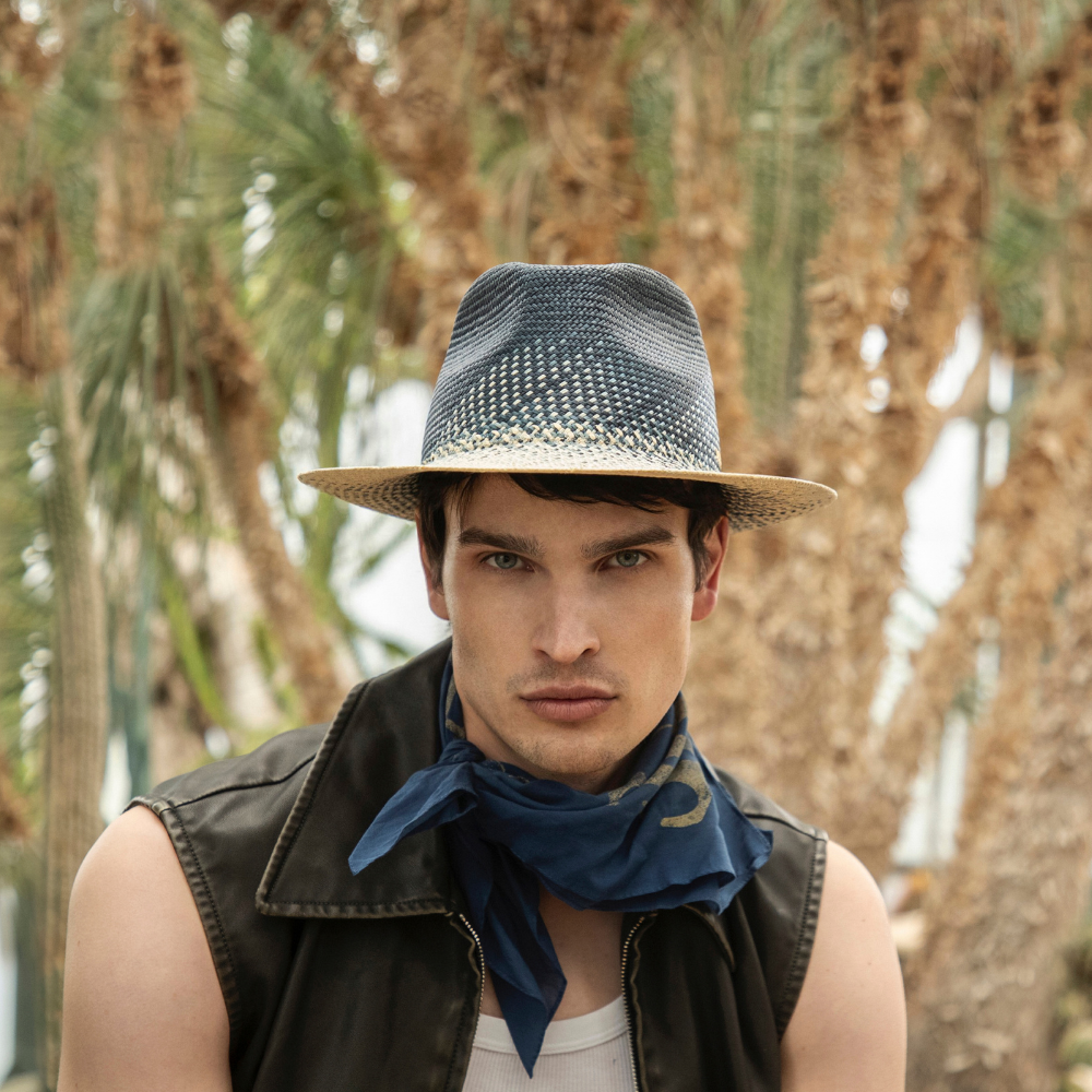 Cappello Panama Degradé a Tesa Media