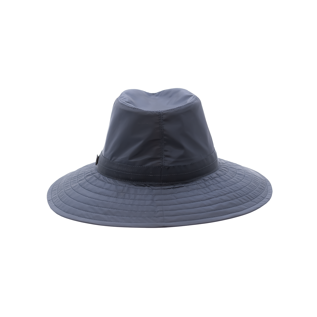 Drop Hat with Wide Brim in Waterproof Fabric