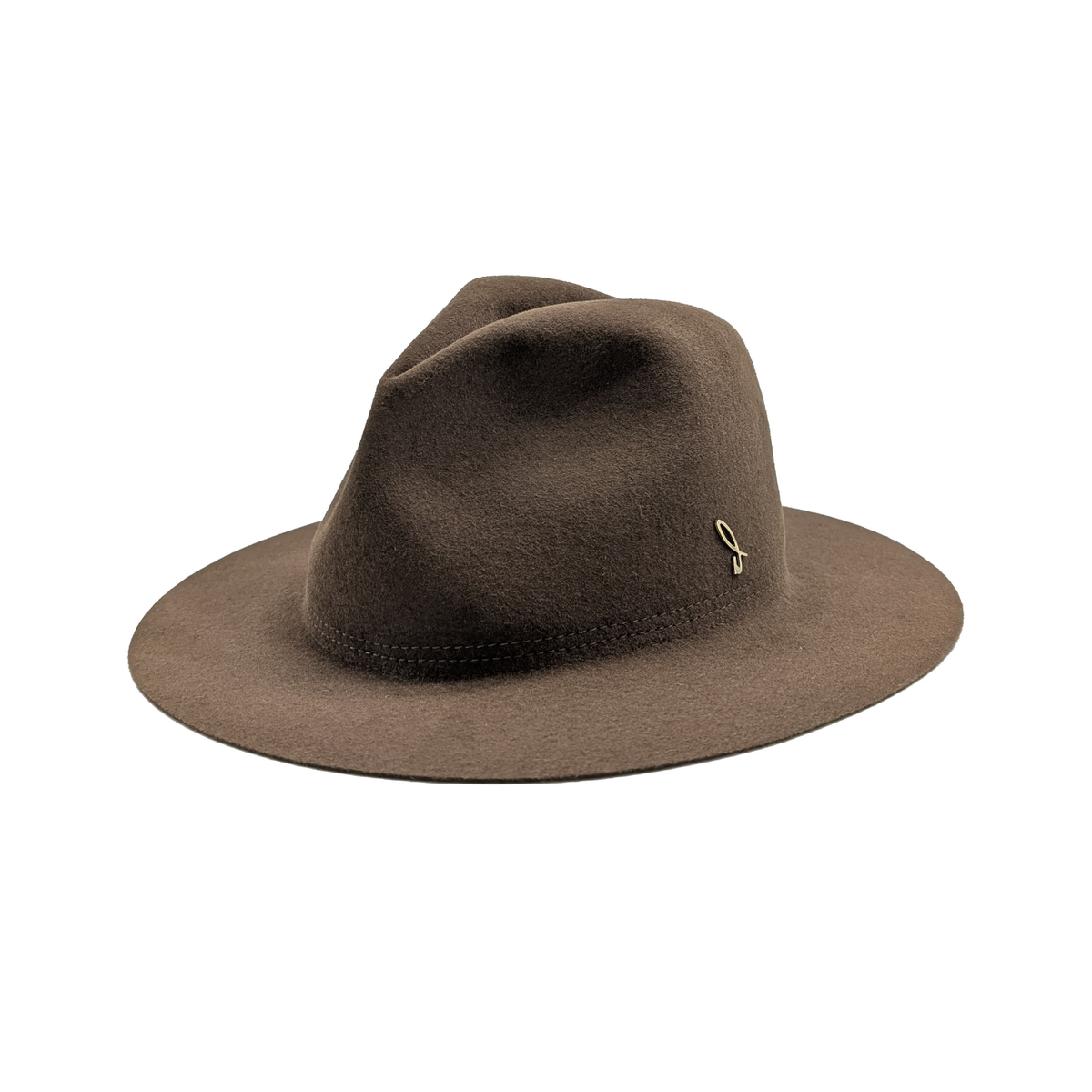 Cappello a Cupola Libera in Feltro di Lapin Rasato