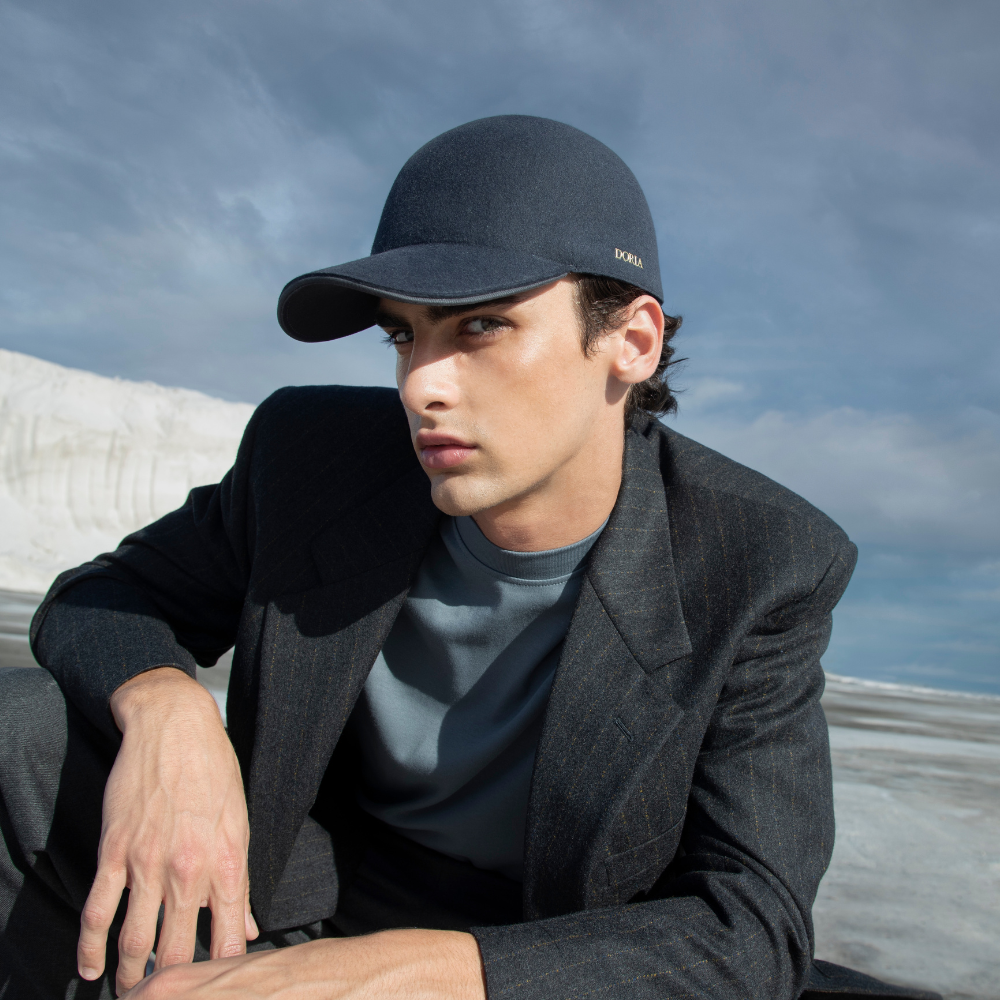 Cappello da Baseball in Feltro di Lana