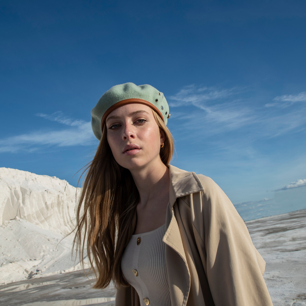 Wool Felt Basque Cap