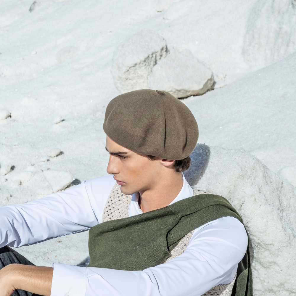 Wool Felt Basque Cap