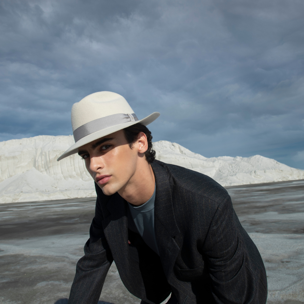 Cappello Fedora in Feltro dei Lapin Rasato