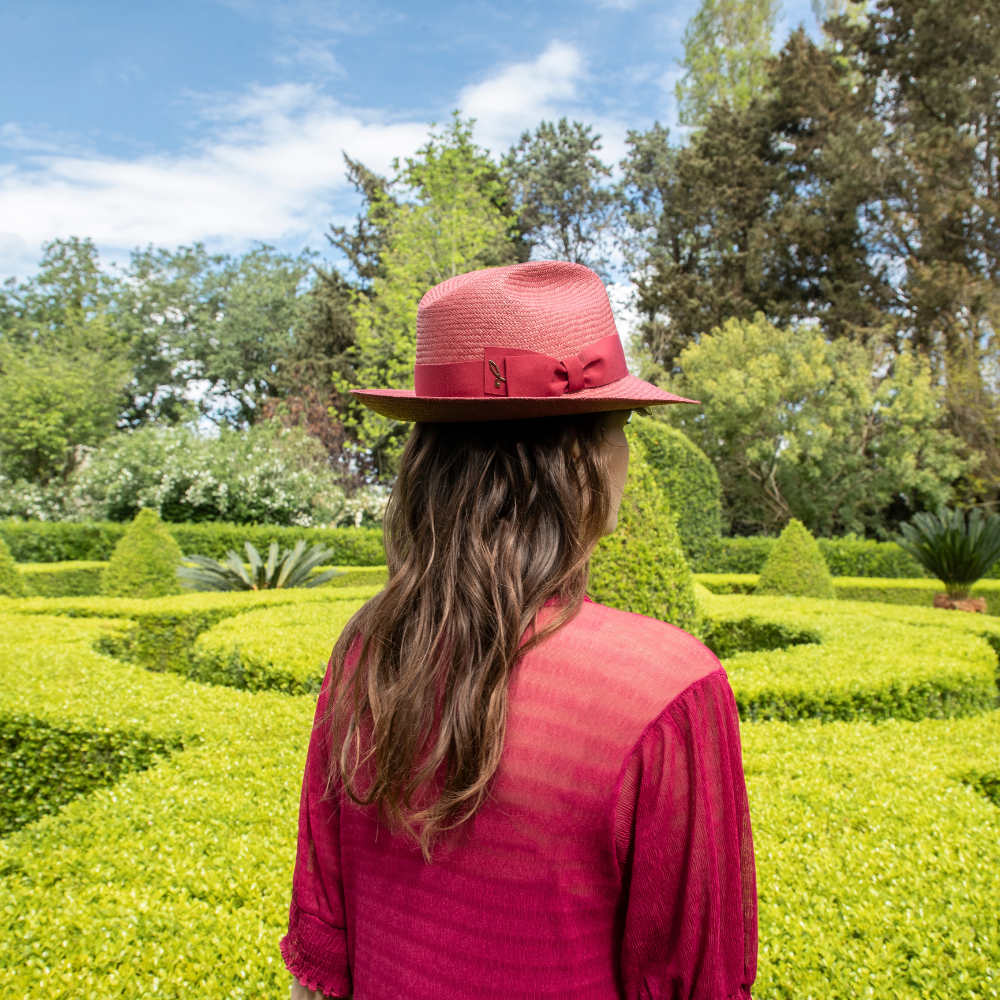 Cappello Panama a Tesa Media con Fiocco Doria