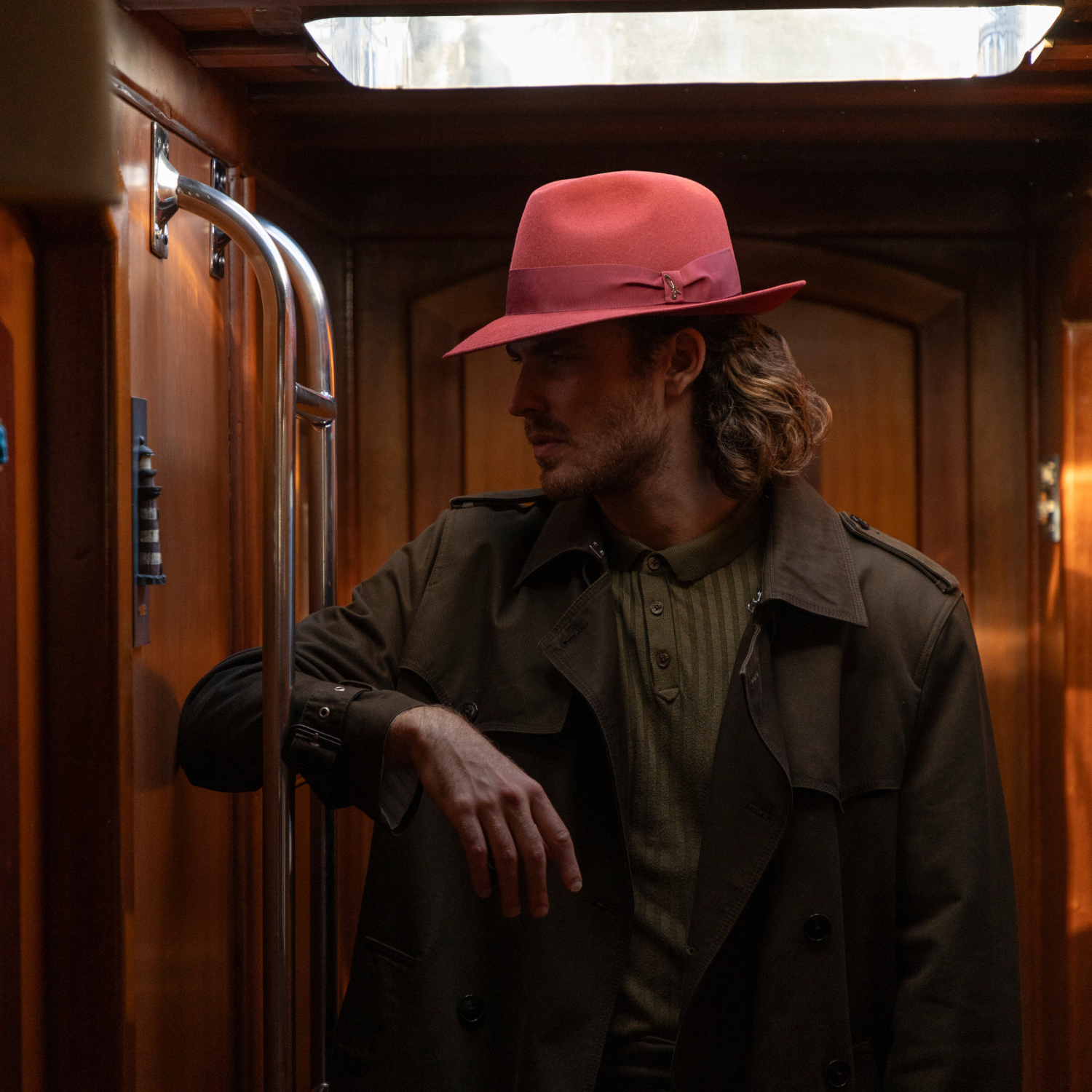 Cappello Drop in Feltro di Lapin Rasato