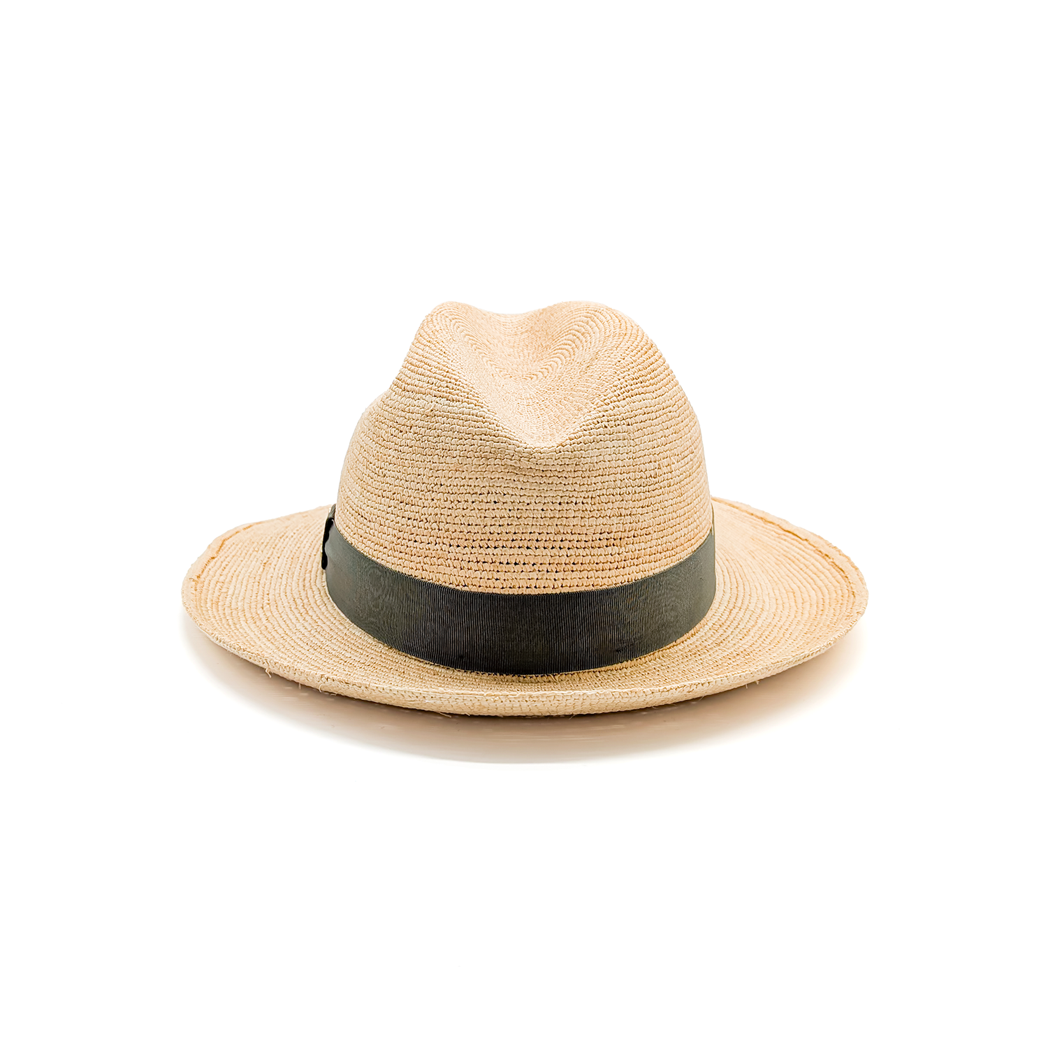 Cappello Fedora in Raffia Crochet