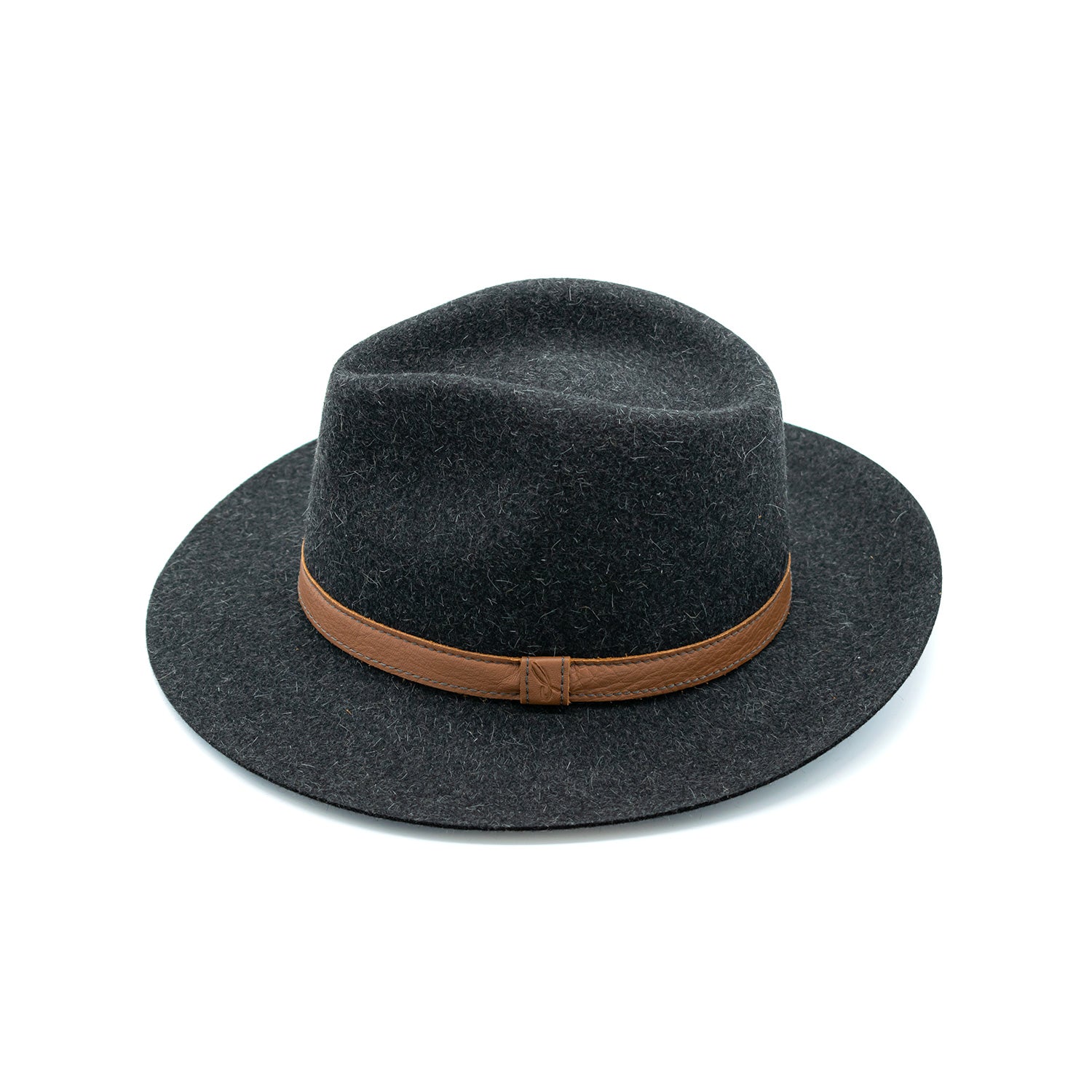 Cappello Drop in Feltro di Lapin Rasato Melange