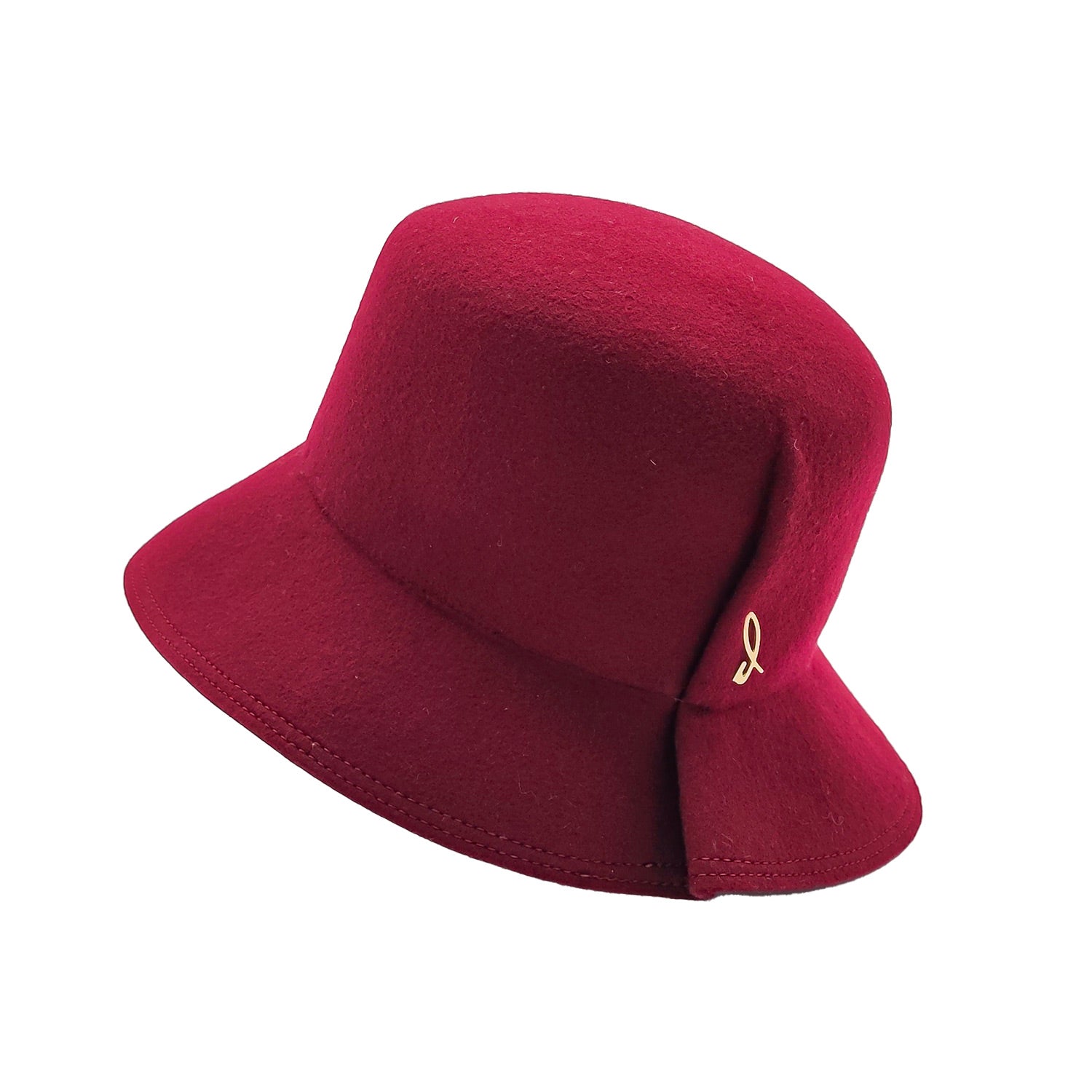 Wool Felt Rolling Cloche