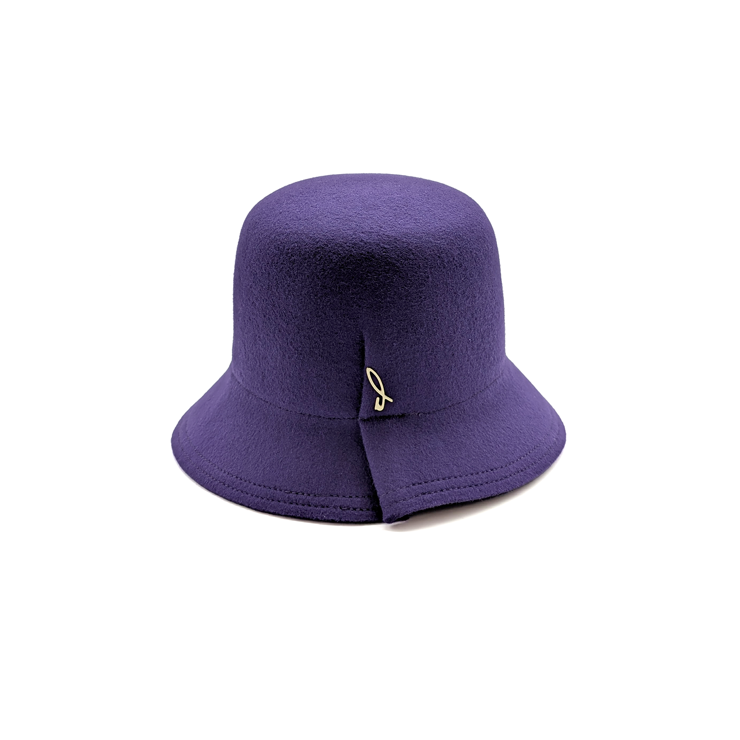 Cappello a Cloche in Feltro di Lana