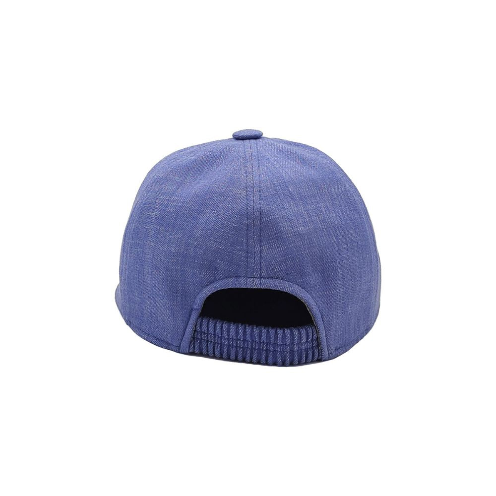 Berretto Arrotolabile in Tessuto Denim