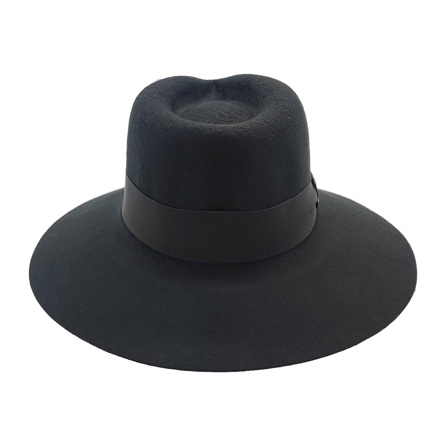 Cappello Drop a Tesa Larga in Feltro di Lana