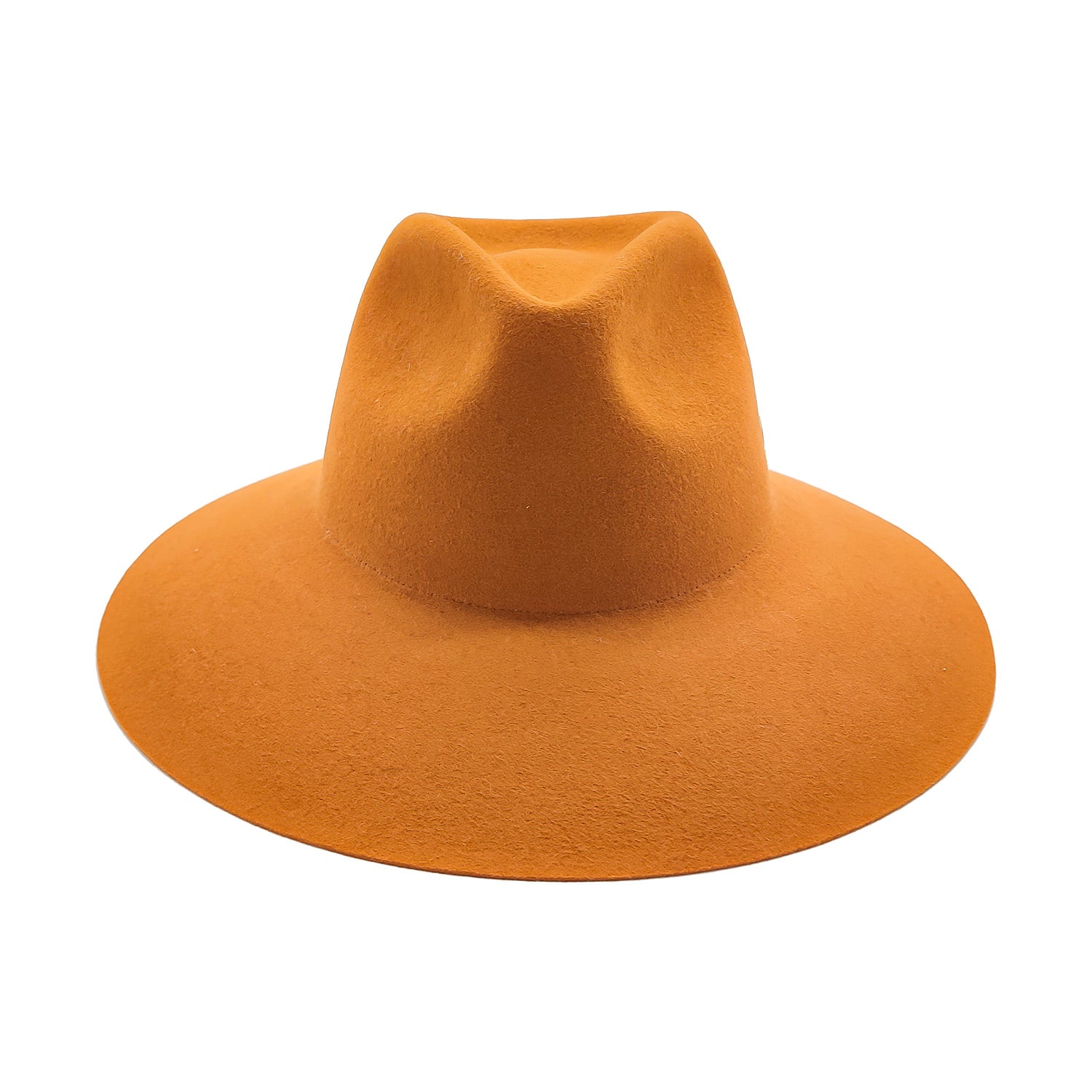 Shaved Lapin Felt Wide Brim Drop Hat