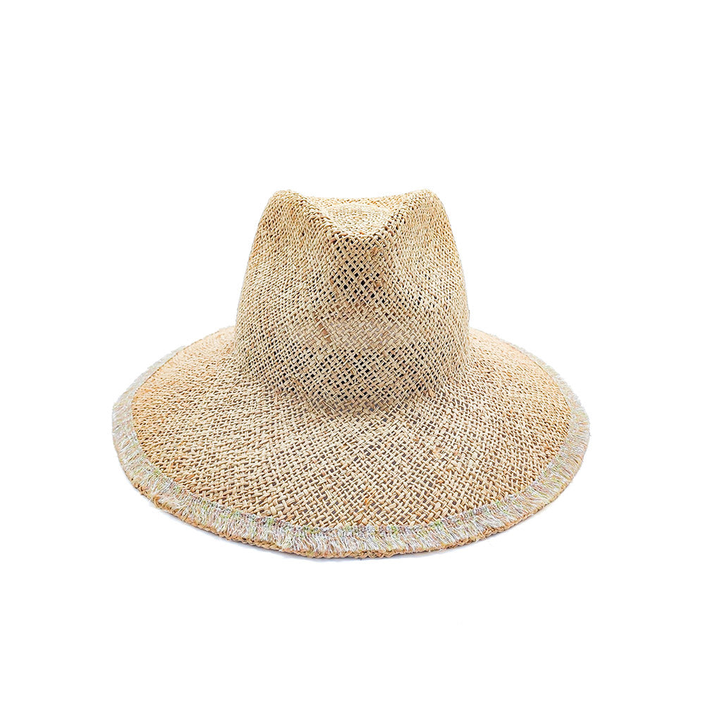 Cappello Drop in Raffia a Tesa Larga