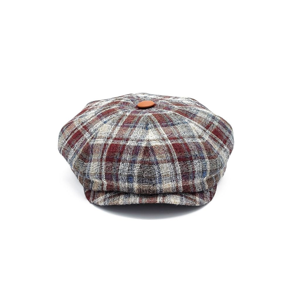 Berretto Irlandese in Tessuto Tartan