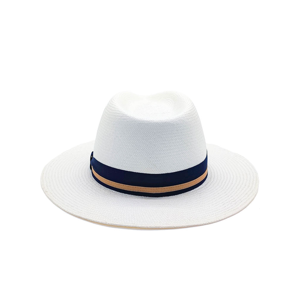 Fine Panama Hat with Flat Brim