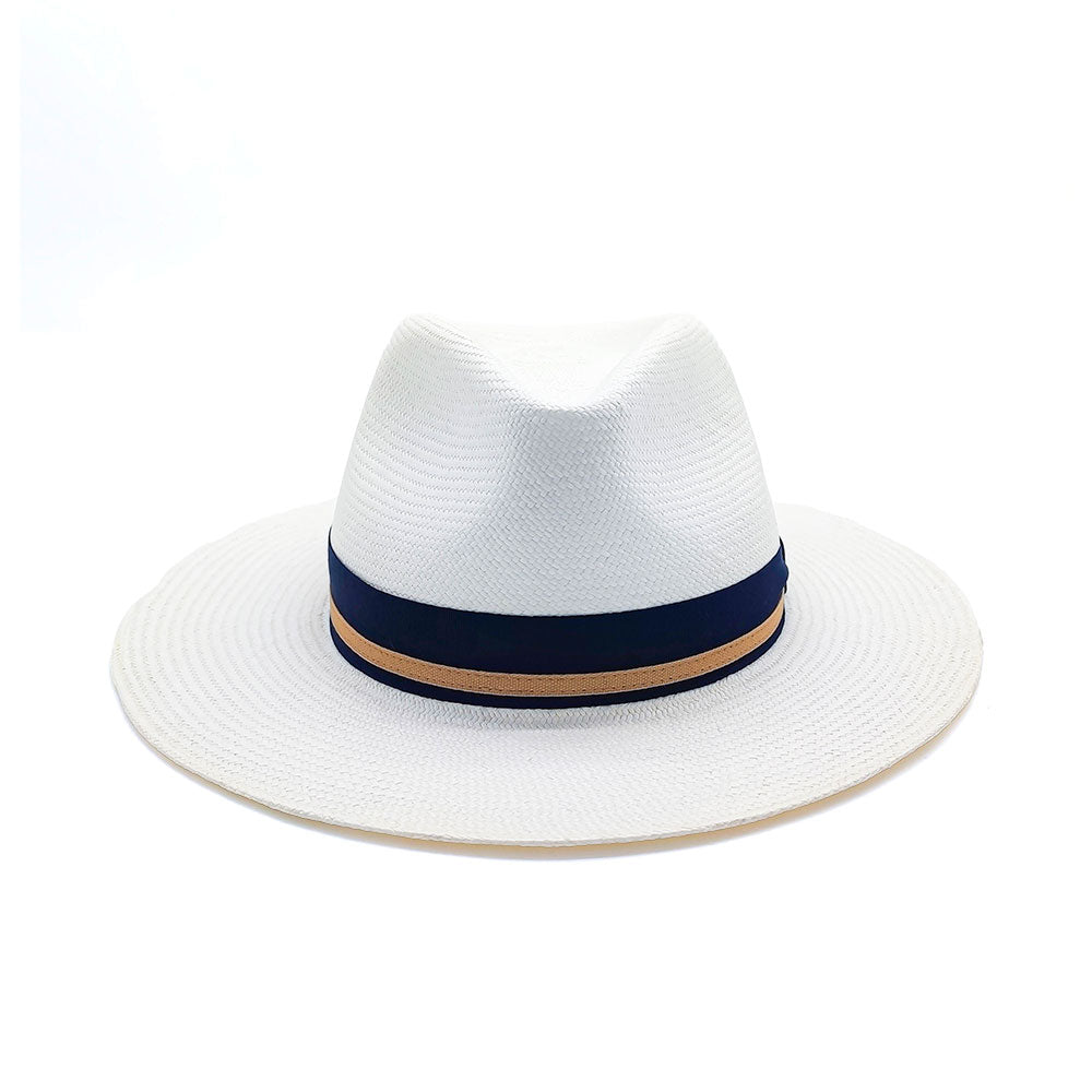 Fine Panama Hat with Flat Brim