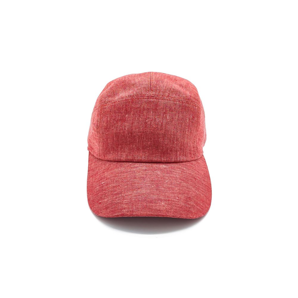 Cappello da Baseball in Tessuto di Lino Chambray