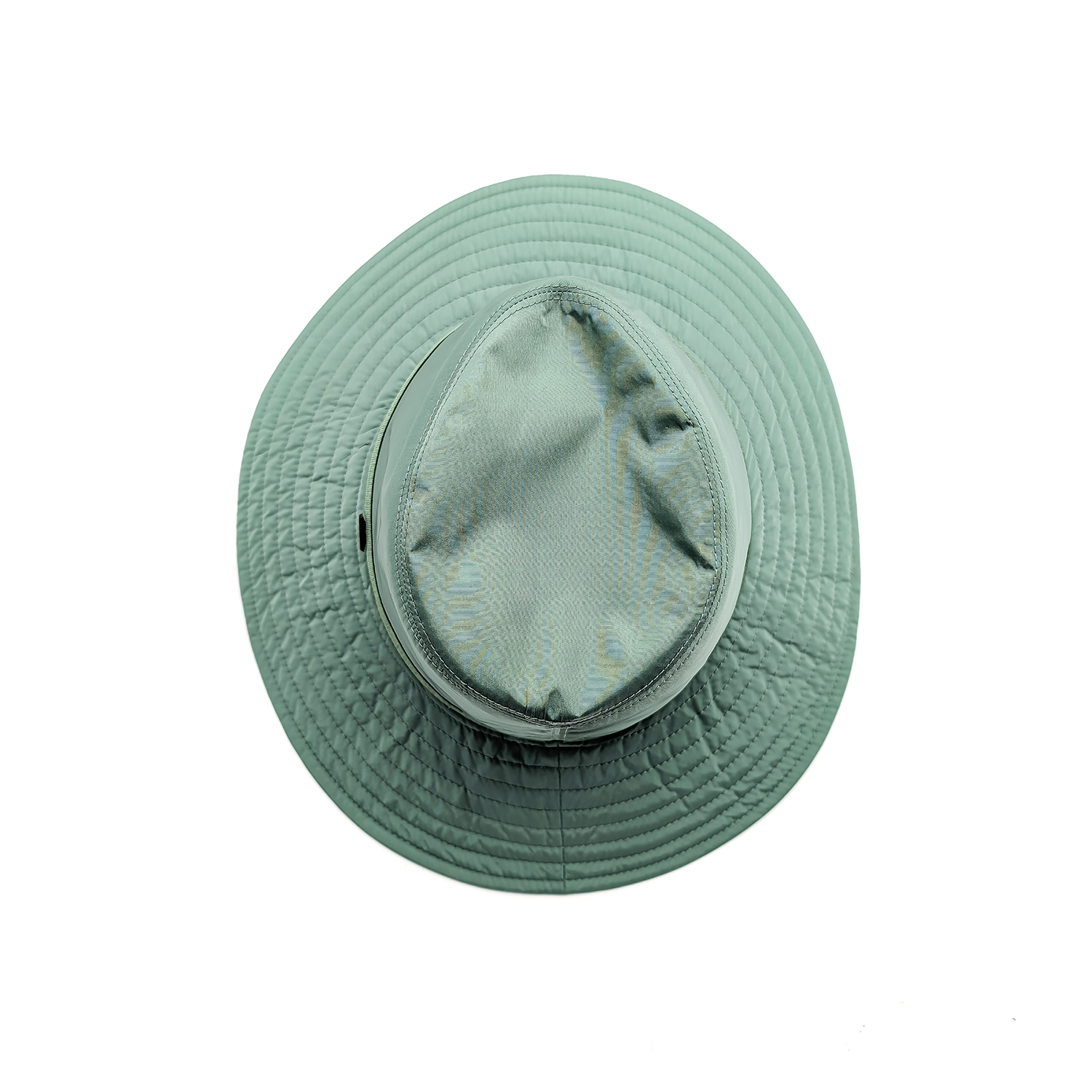 Cappello Drop a Tesa Larga in Tessuto Impermeabile