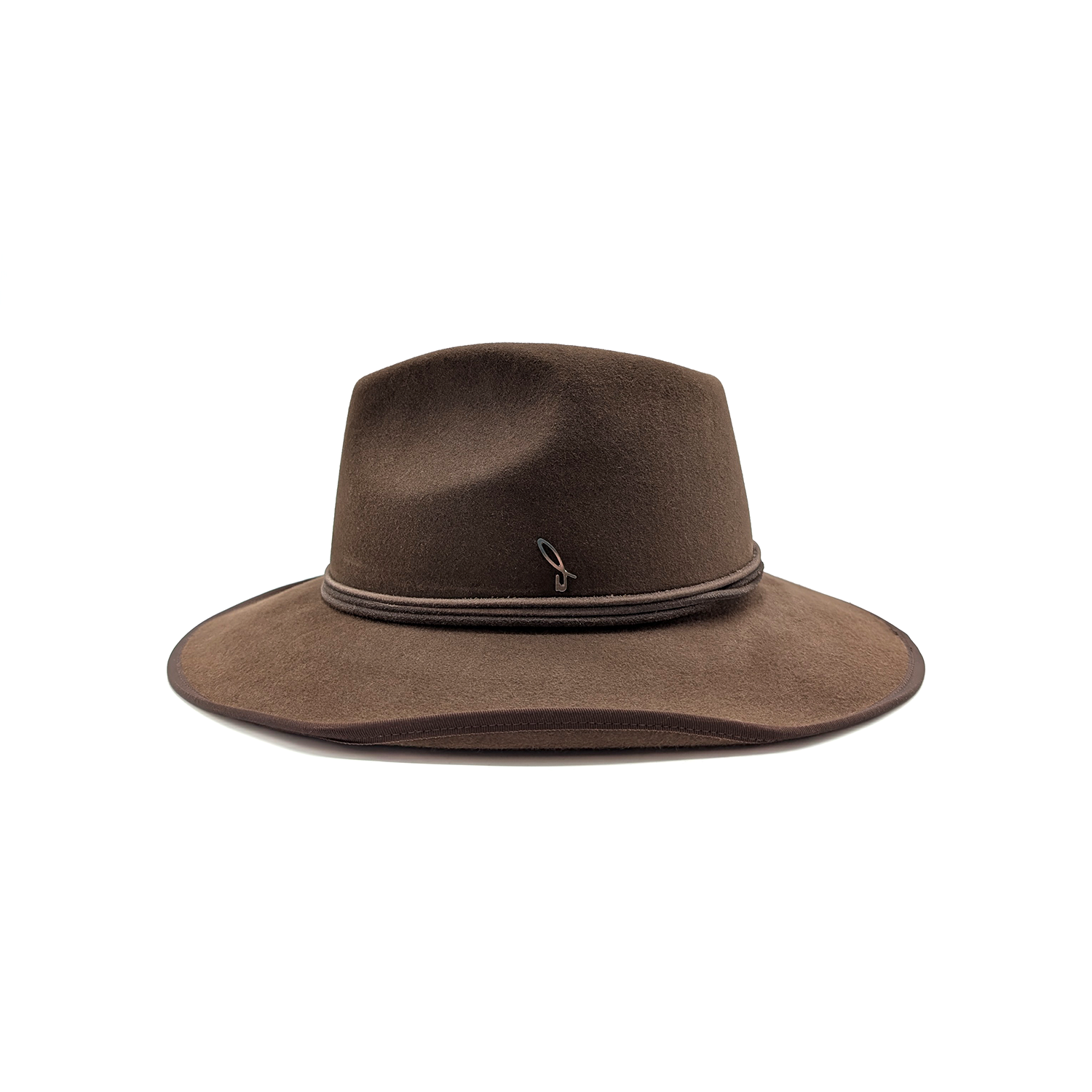 Western Drop Hat in Shaved Lapin Felt