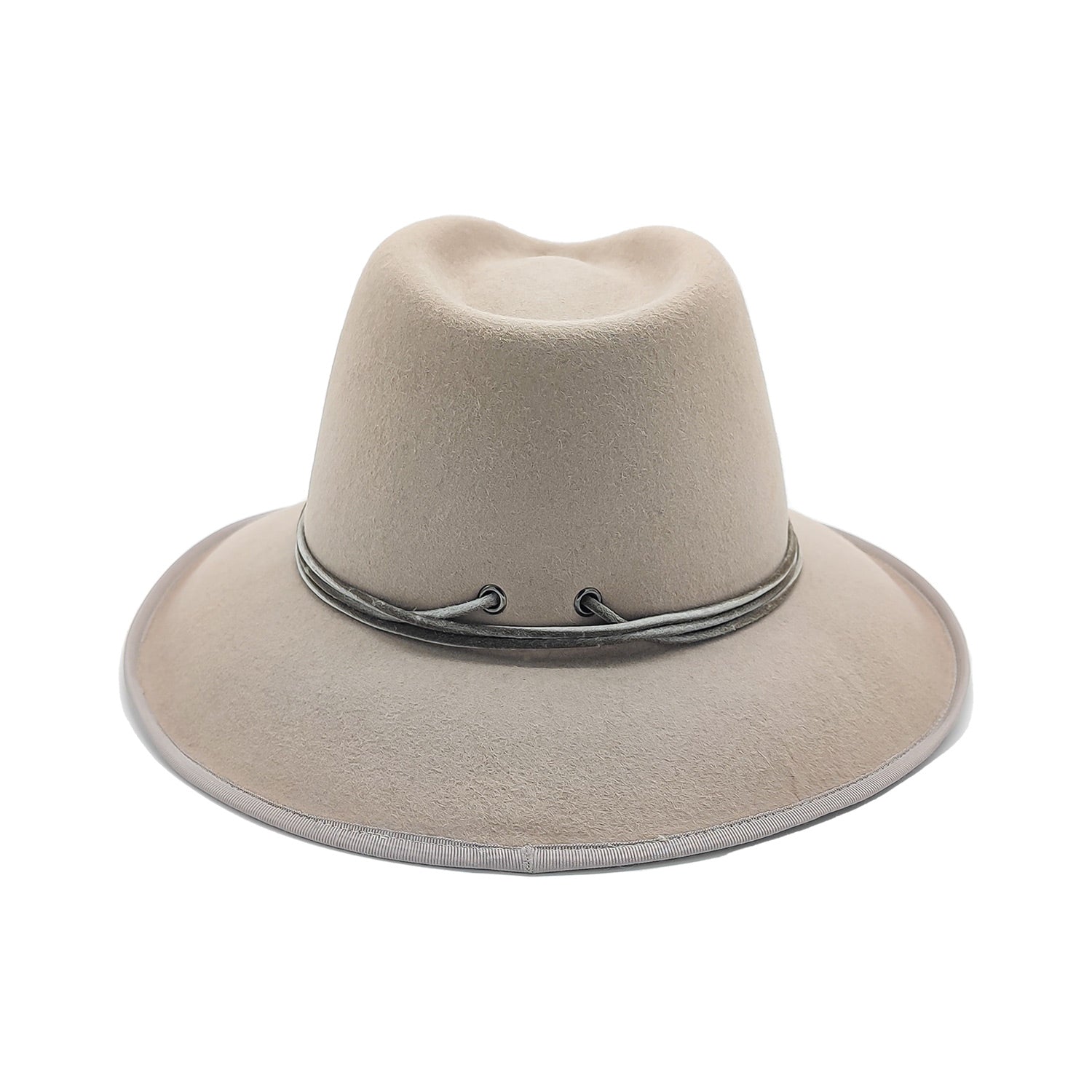 Western Drop Hat in Smooth Lapin Felt
