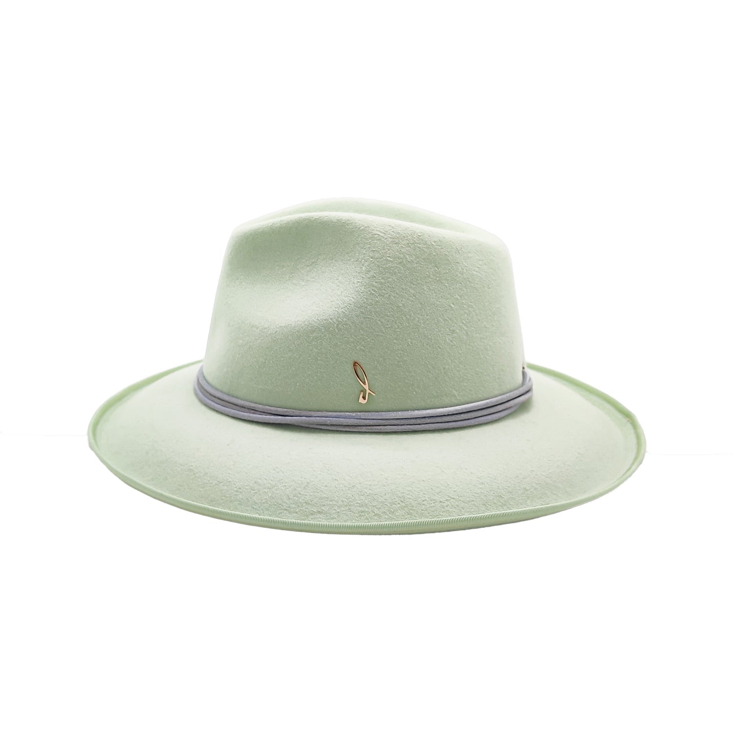 Cappello Western Drop a Tesa Larga in Feltro di Lapin Rasato