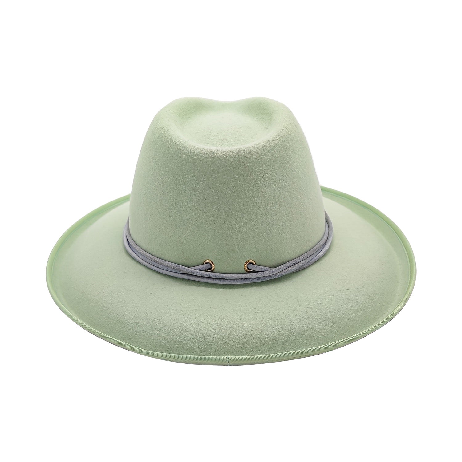 Cappello Western Drop a Tesa Larga in Feltro di Lapin Rasato