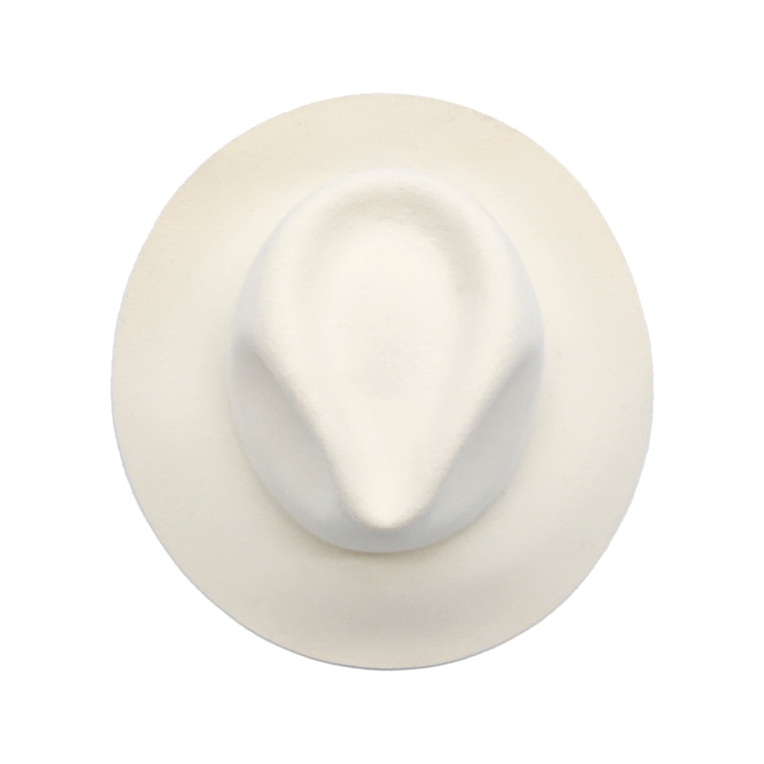 Smooth Lapin Felt Wide Brim Drop Hat