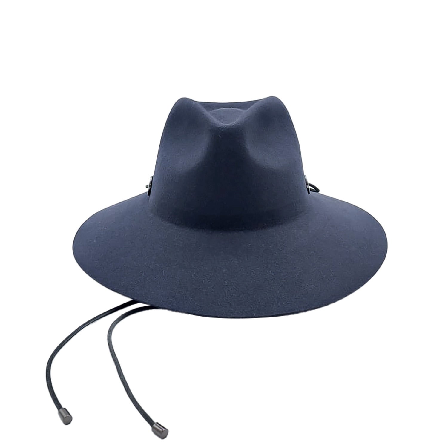 Western Drop Hat with Wide Brim in Lapin Felt