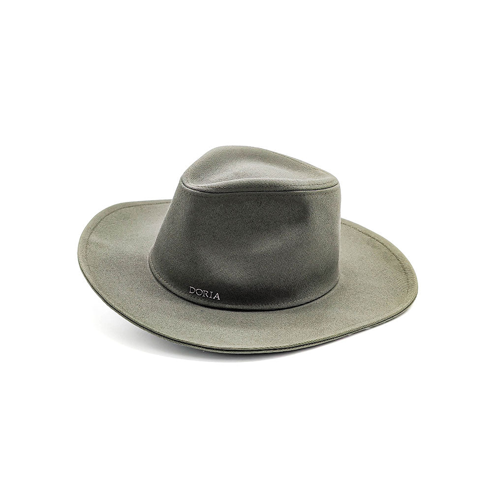 Western Drop Hat in Olona Canvas