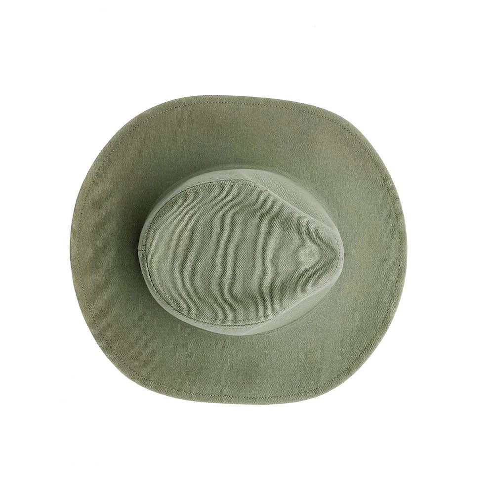 Western Drop Hat in Olona Canvas