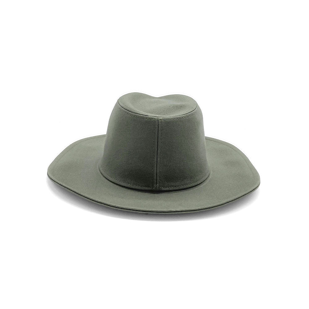 Western Drop Hat in Olona Canvas
