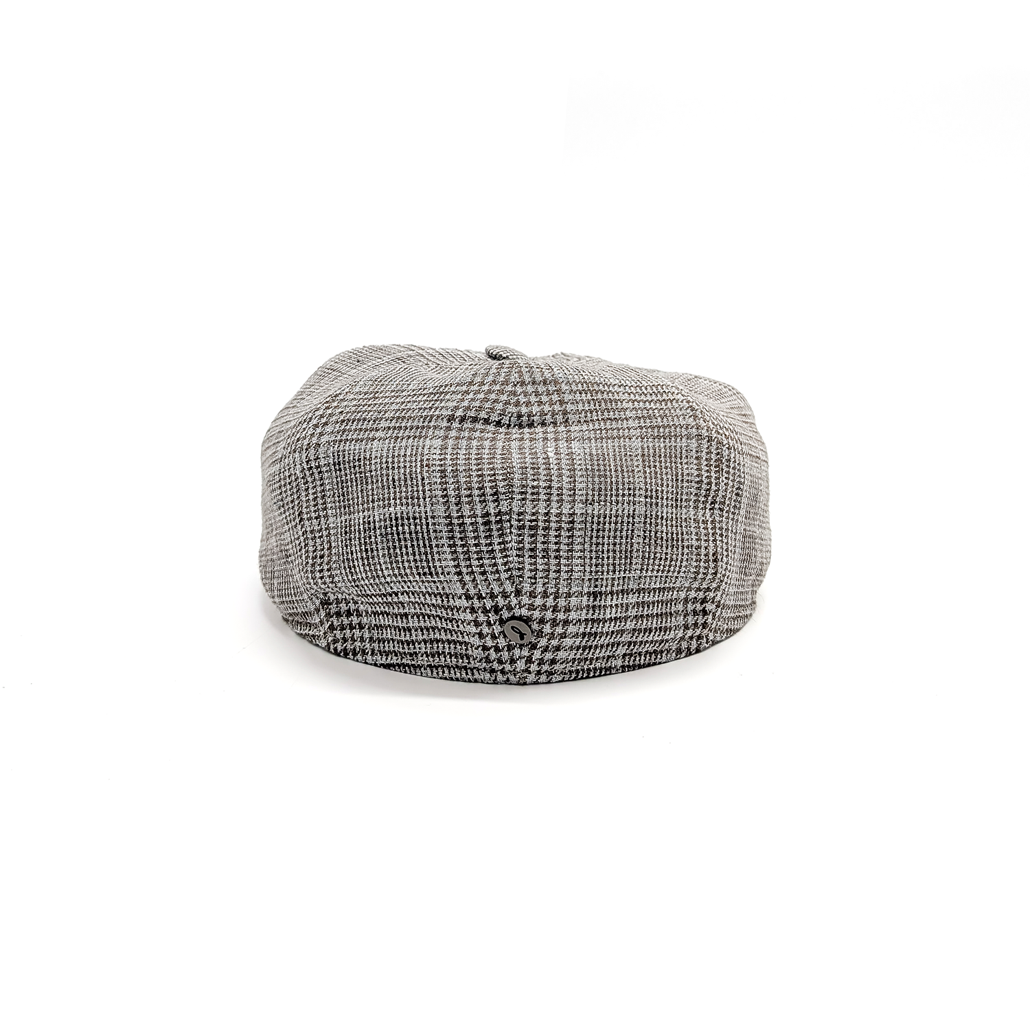 Berretto a Spicchi in Tessuto Principe-di-Galles