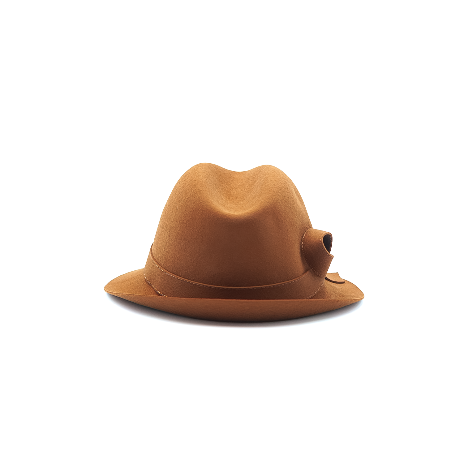 Cappello Trilby in Feltro di Lapin Rasato