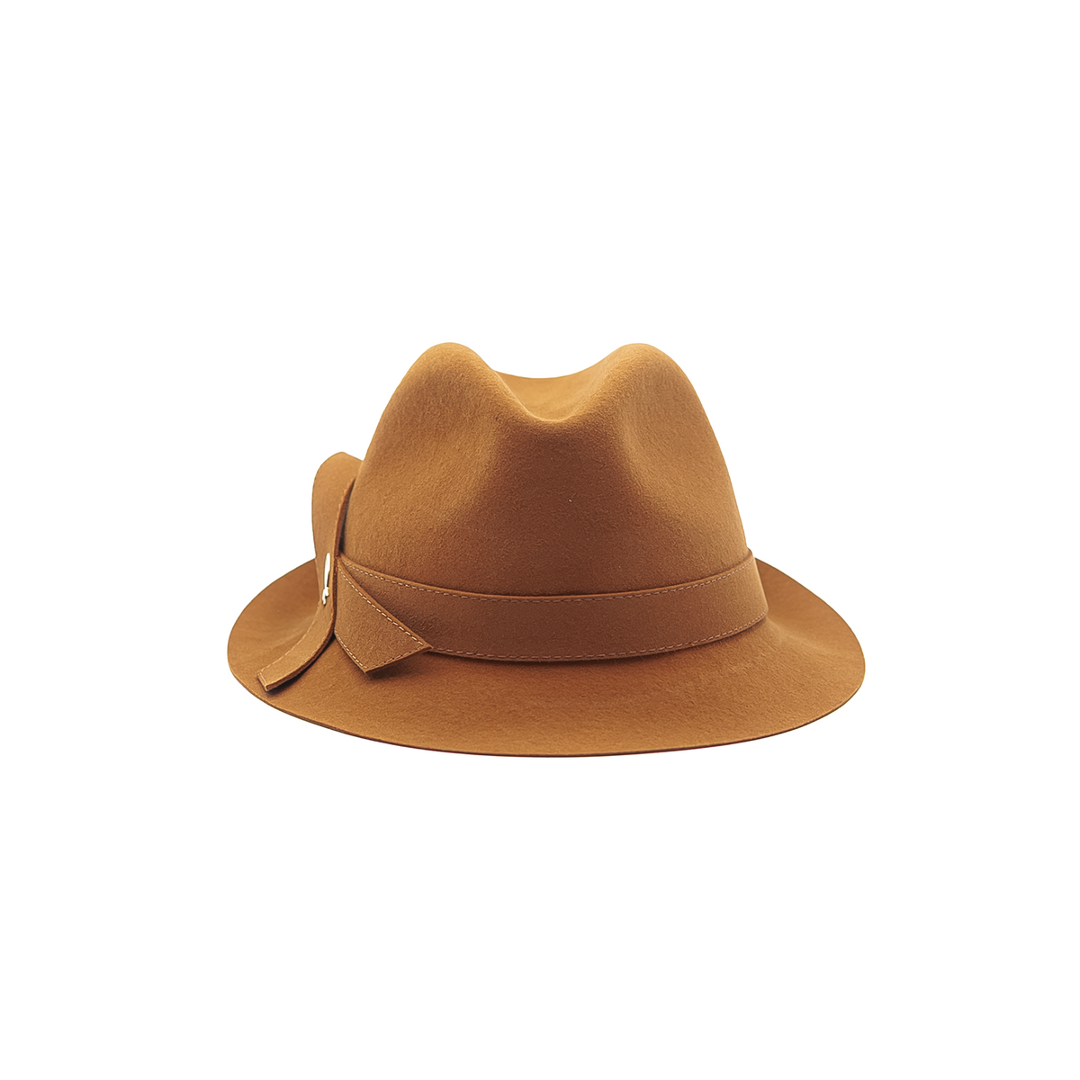 Cappello Trilby in Feltro di Lapin Rasato