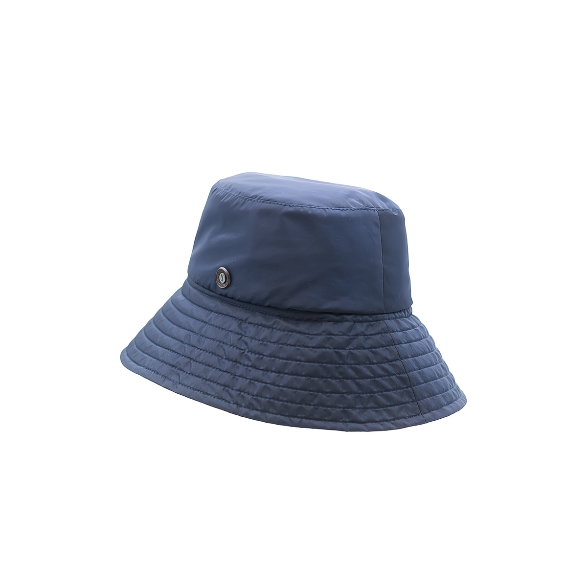 Berretto Bucket con Tesa Larga in Tessuto Impermeabile