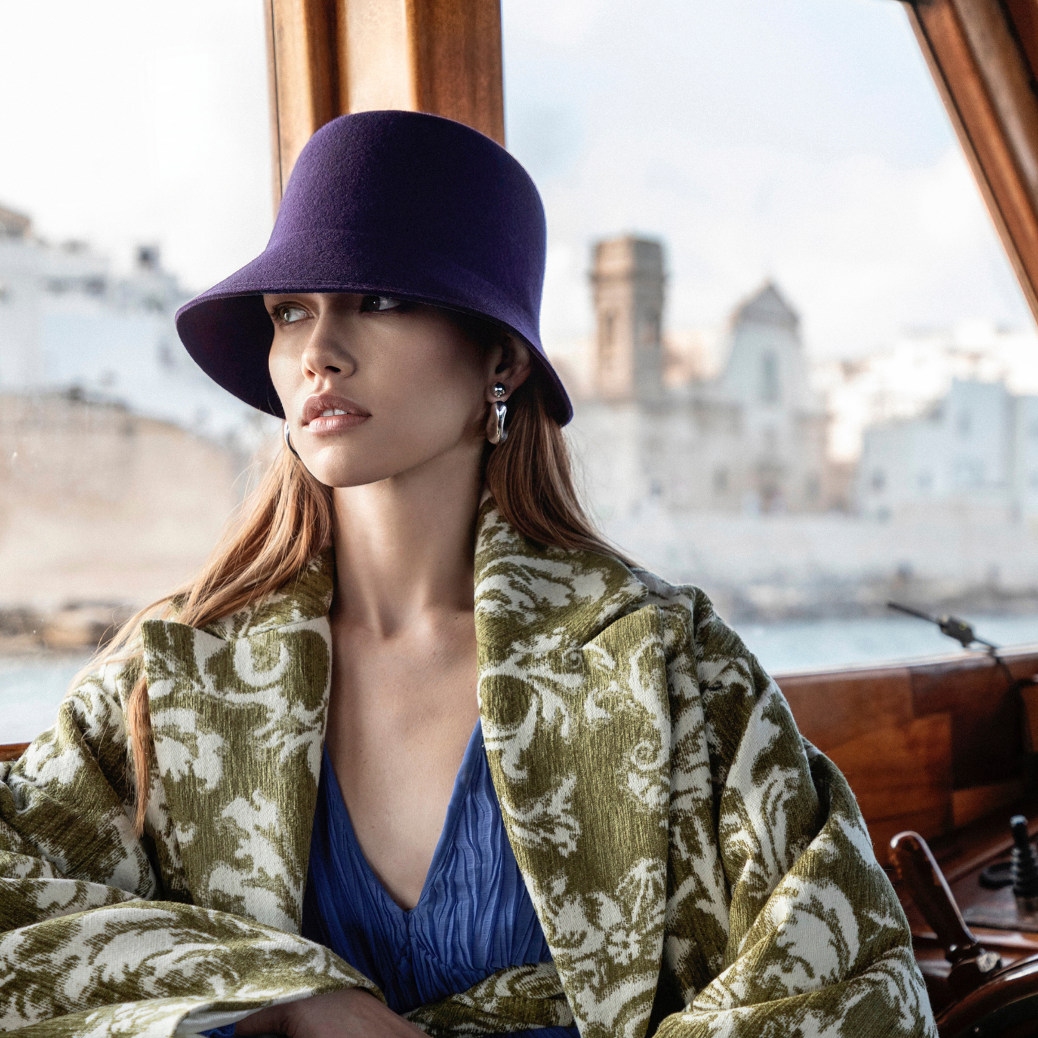 Wool Felt Cloche Hat