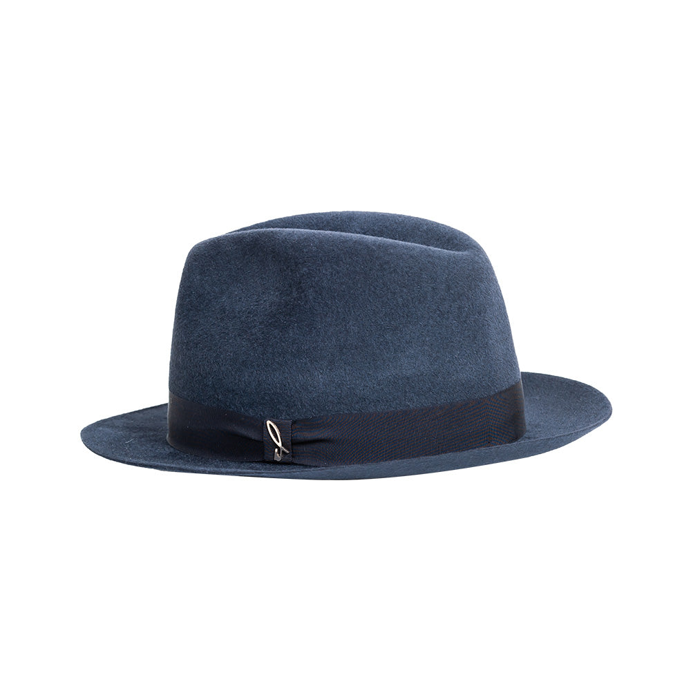 Velour Lapin Felt Fedora Hat
