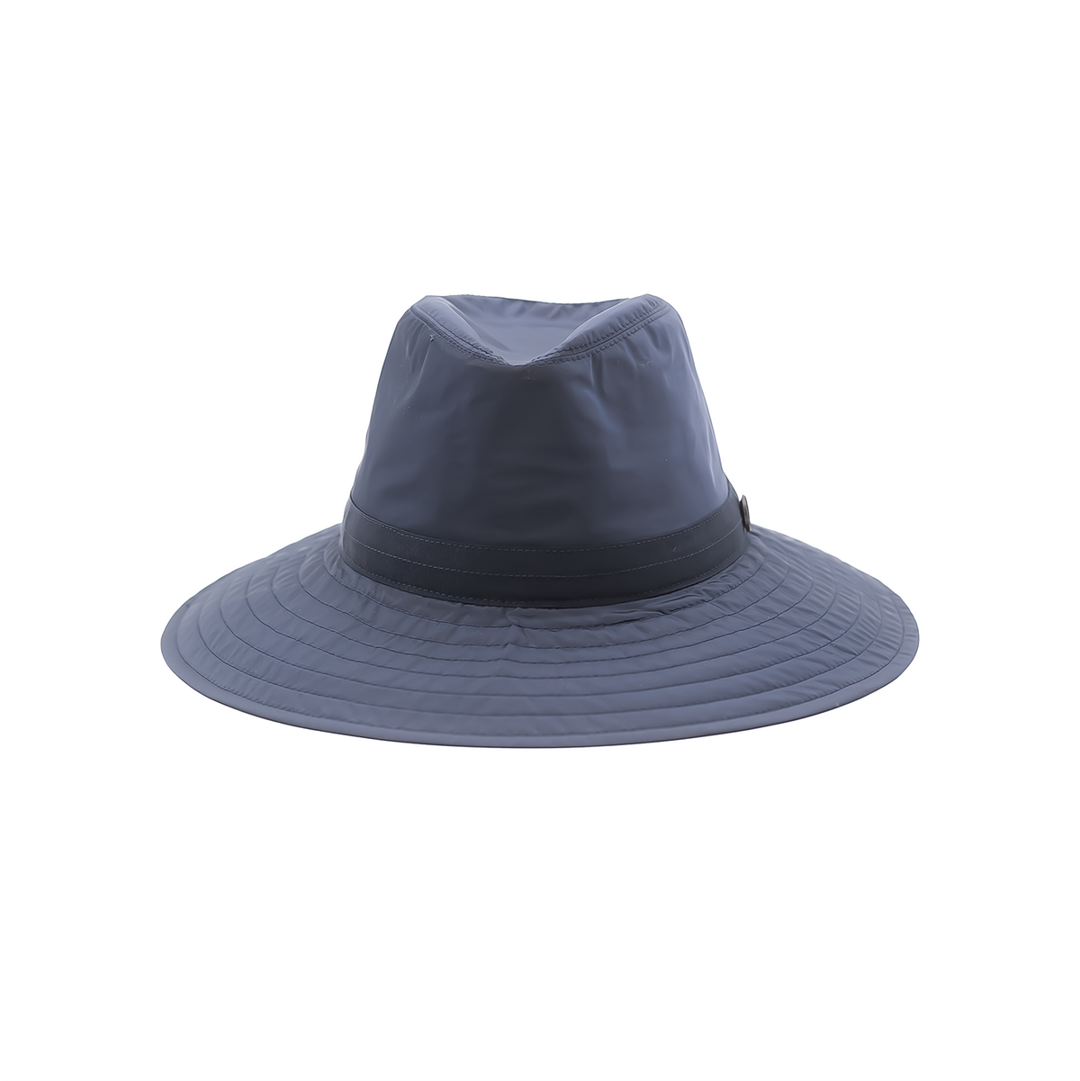 Drop Hat with Wide Brim in Waterproof Fabric