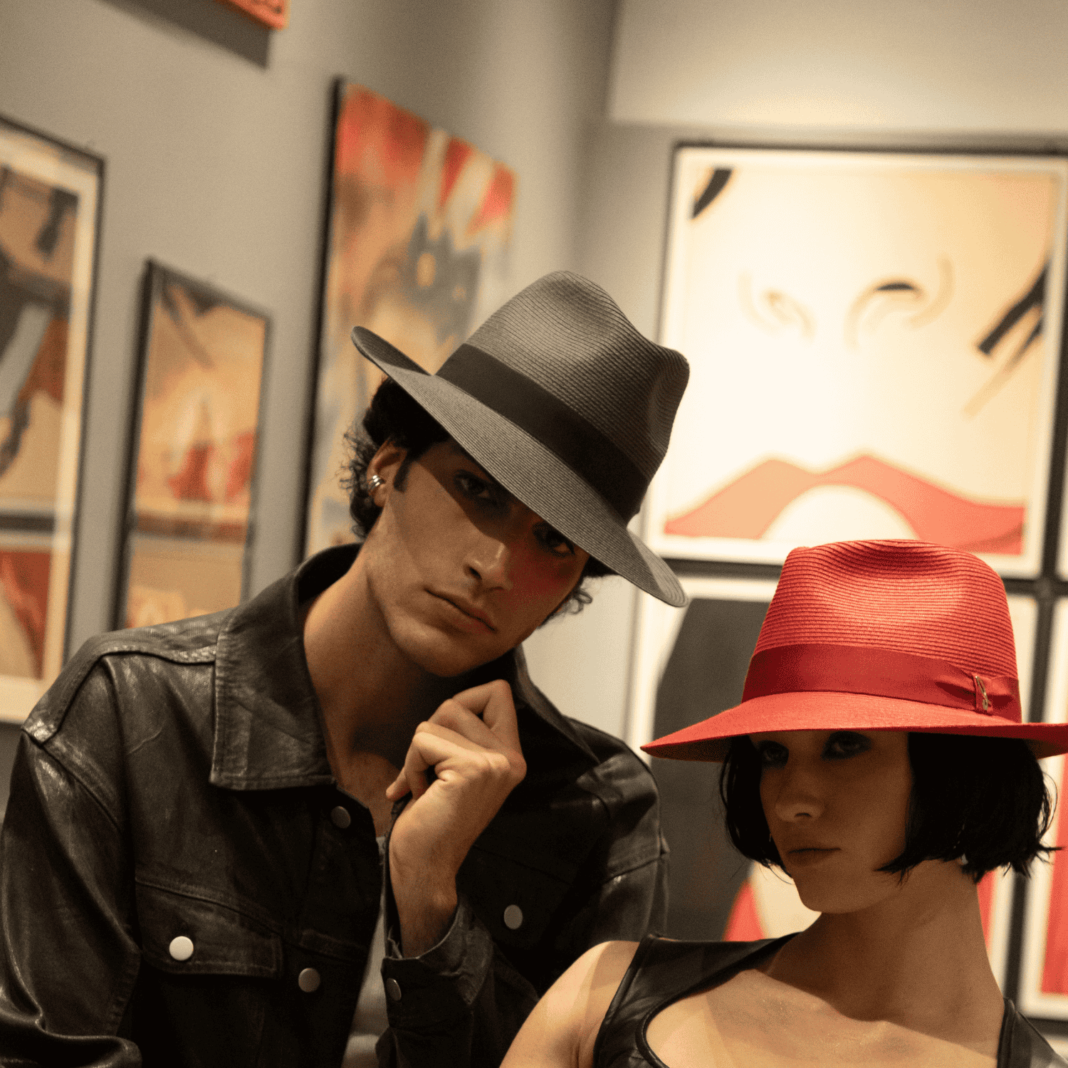 Drop Hat Drop Paper Braid