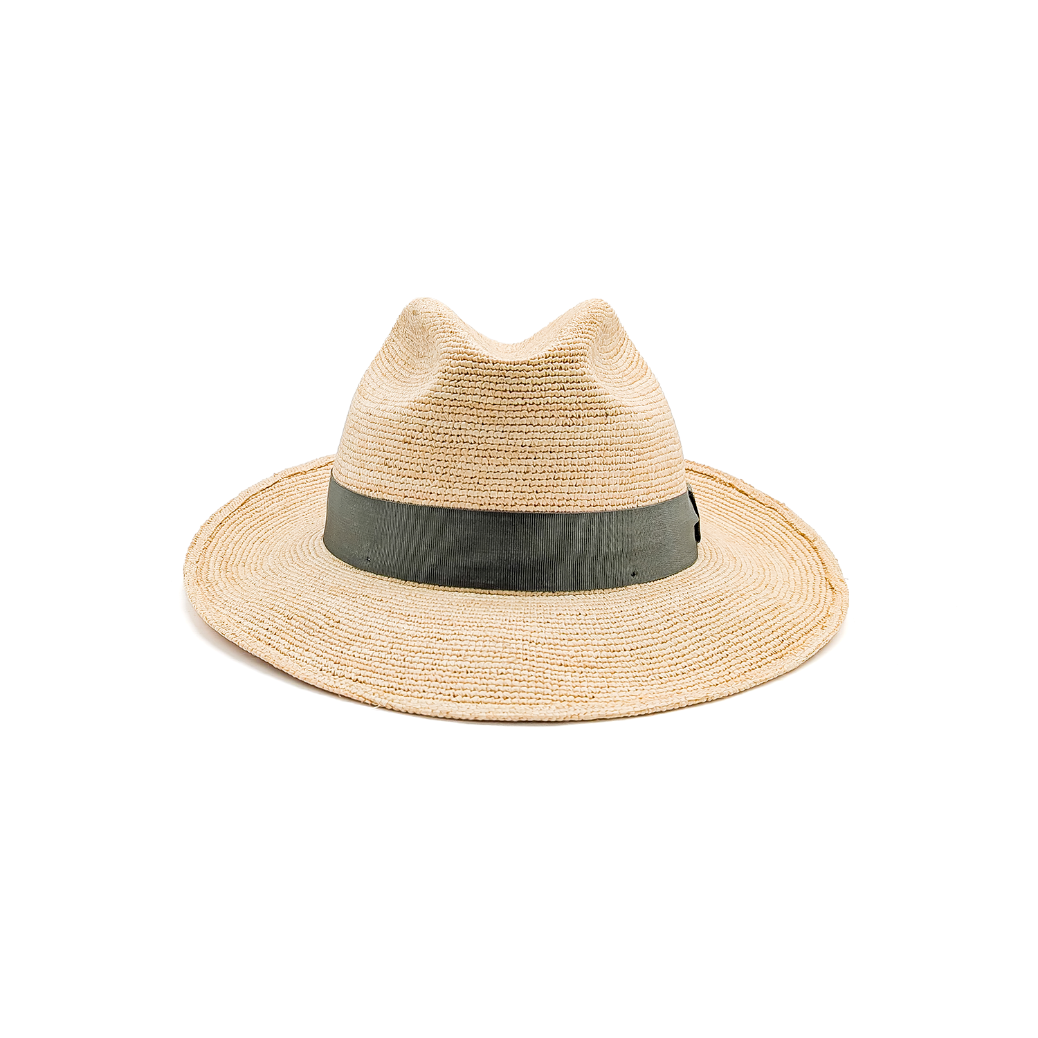 Cappello Fedora in Raffia Crochet