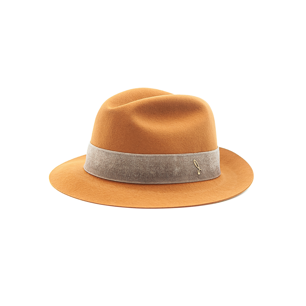 Cappello Fedora in Feltro di Lapin Rasato