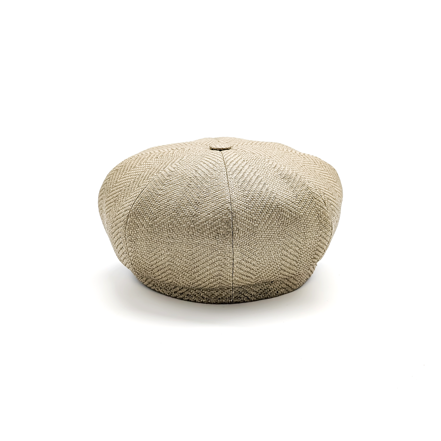 Berretto Marinaio in Tessuto Raphia Herringbone