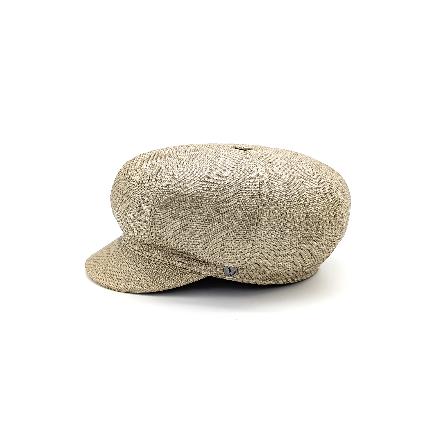 Berretto Marinaio in Tessuto Raphia Herringbone