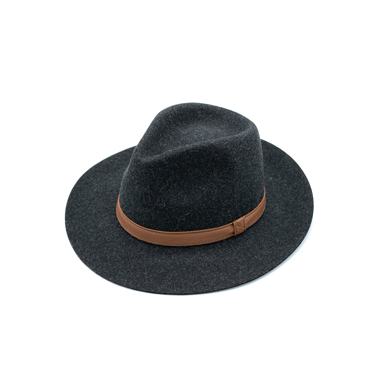 Cappello Drop in Feltro di Lapin Rasato Melange