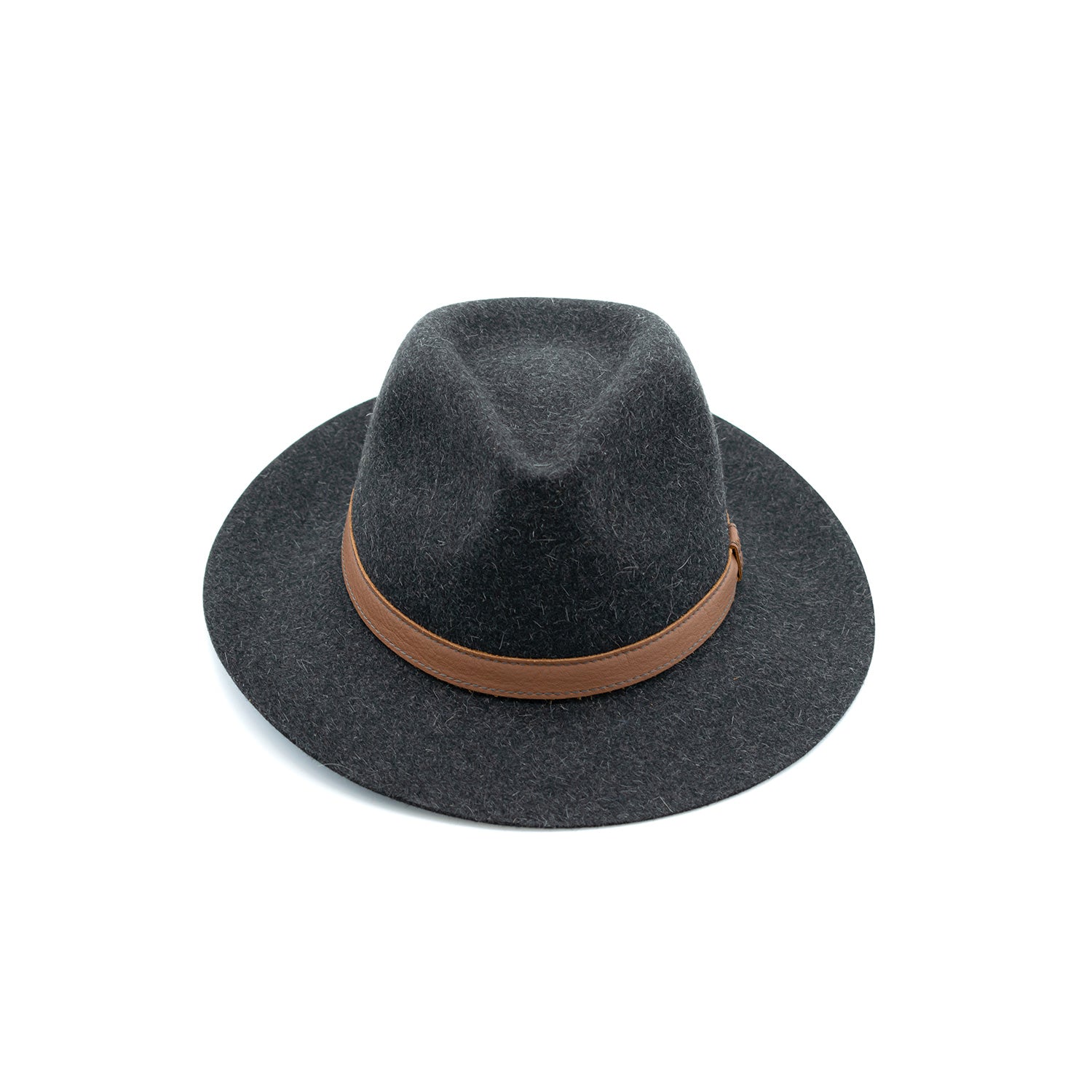 Cappello Drop in Feltro di Lapin Rasato Melange