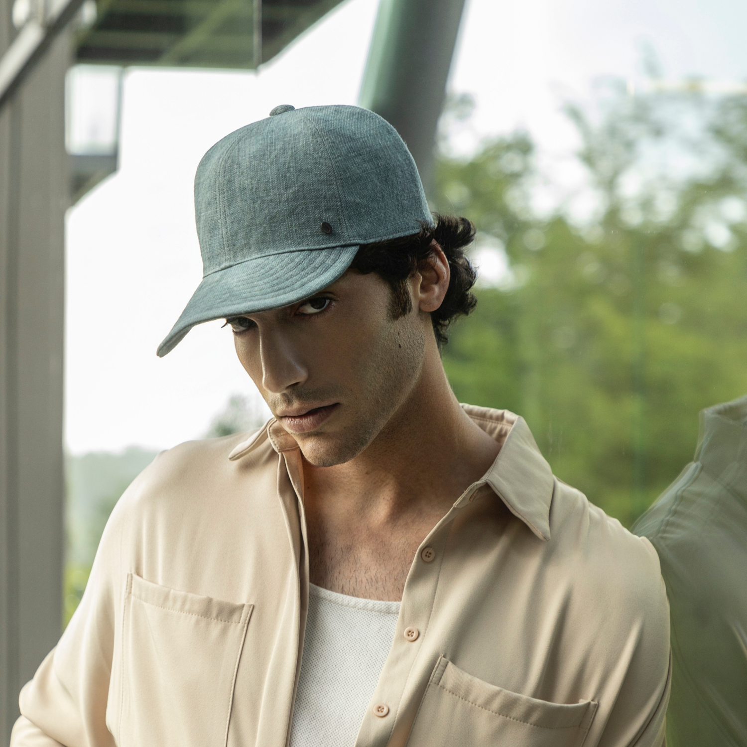 Berretto da Baseball Arrotolabile in Tessuto