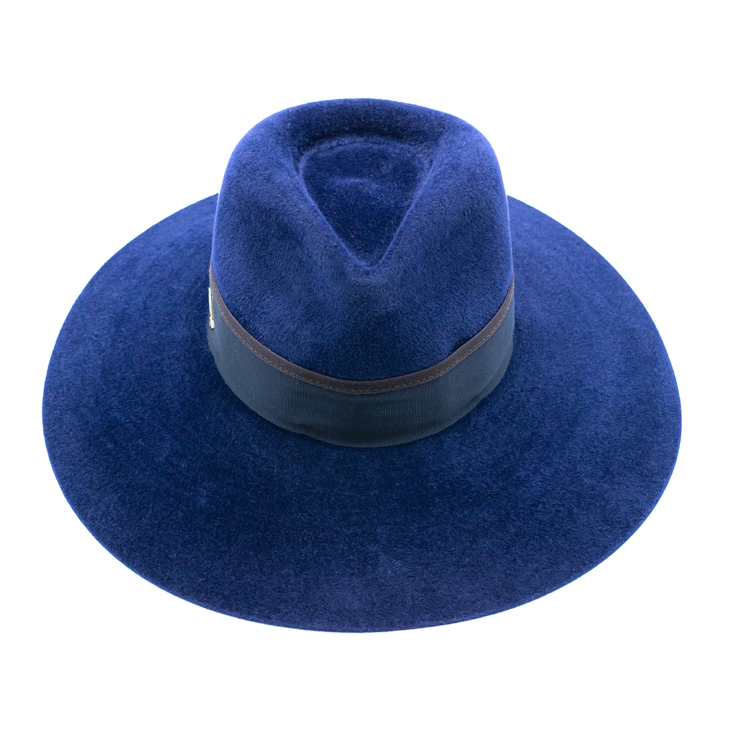 Cappello a Tesa Larga in Feltro di Lapin Velour