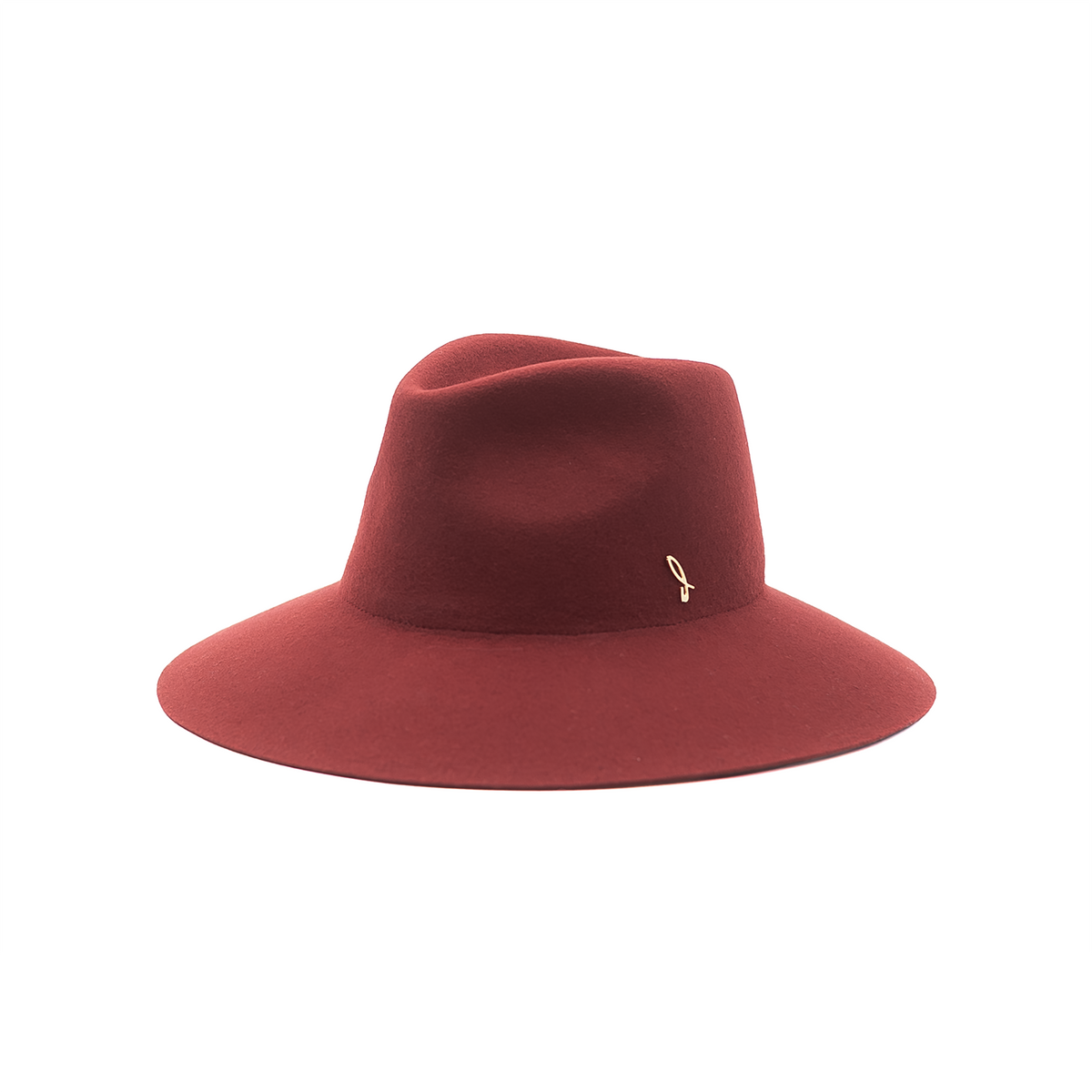 Cappello a Tesa Larga in Feltro di Lana