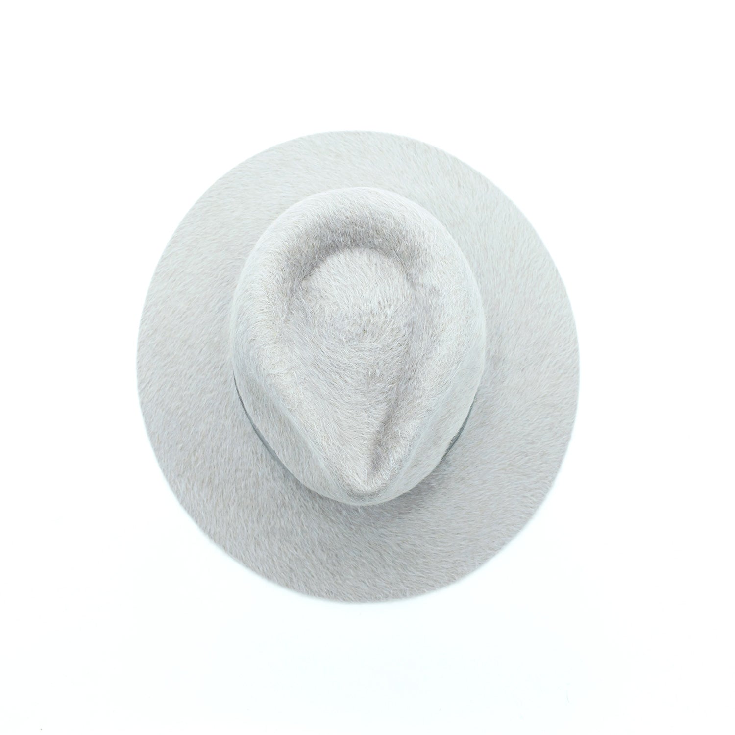 Cappello a Tesa Larga in Feltro di Lapin Melousine